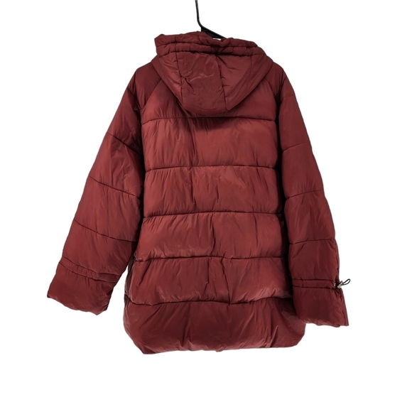 Ulla Popken Bell Sleeve Hooded Quilted Fully Lined Puffer Jacket- 24/26 - Picture 6 of 7